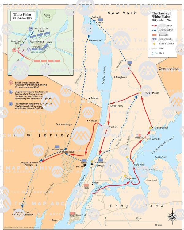 The Battle of White Plains 28 October 1776